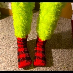Christmas in July! Grinch legs display! Neon green full size,handcrafted w/ love